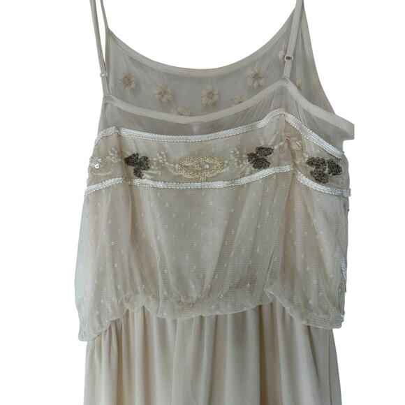 Free People Stardust Dress Beaded Sequin Ethereal Elegance Whimsical Size XS - Picture 5 of 11